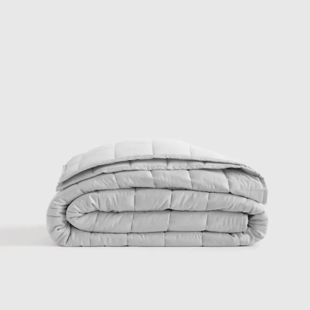 Quince Bamboo Quilt Light Grey Queen/Full